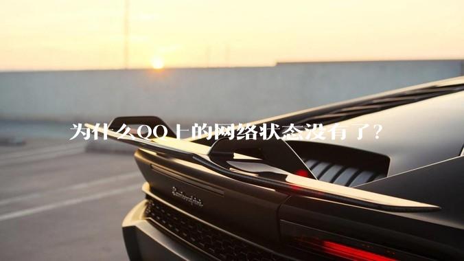 为什么QQ上的网络状态没有了？