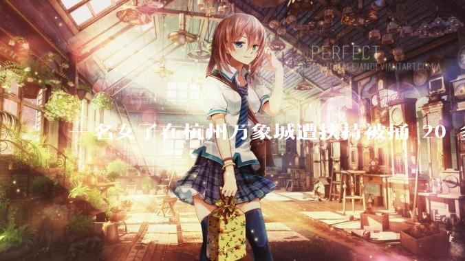 一名女子在杭州万象城遭挟持被捅 20 多刀，隆胸***体救了一命，这反映出哪些公安系统的问题？